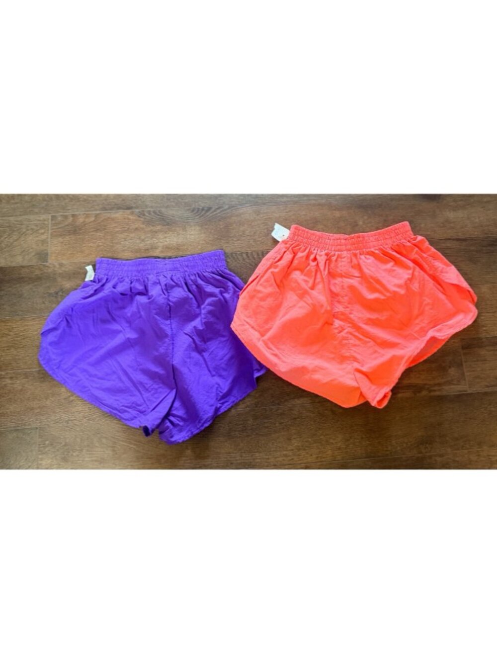 VINTAGE American High international USA Coral / Purple Dolphin Shorts L w/tags - Picture 2 of 5